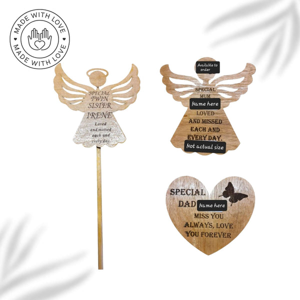 EternalRemembrance™ Personalised Memorial Plaque - A Lasting Tribute of Love and Honour